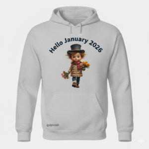 New year 2026 hoodie design
